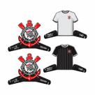 4 Display de mesa Decoração Corinthians Festa Completa 20cm