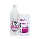 4 em 1 Máscara Repositora Cabelo liso 1L e B-tox Plástica Chic Hair 1KG