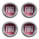 4 Emblema Adesivo Calota Fiat Argo Resinado Vermelho 48mm 4 Emblema Adesivo Calota Fiat Argo Resinado Vermelho 48mm