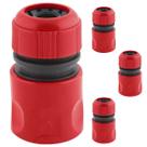 4 Engate Rápido Fêmea Mangueira de Jardim 1/2'' Com Bloqueador de Água Premium Nove54 Vermelho 4 Engate Rápido Fêmea Mangueira de Jardim 1/2'' Com Bloqueador de Água Premium Nove54 Vermelho