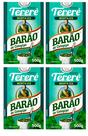 4 Erva Mate Tereré BARÃO MENTA ICE Sem Glúten 500 g