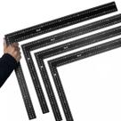 4 Esquadros Profissional Em Aço Carbono 24'' 600mm X 400mm