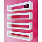 4 Estante Infantil para Livrinhos Prateleira Quarto de Criança bebê Bonecos Pelúcia Brinquedos Mdf 40 cm