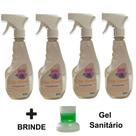 4 Facilitador Para Passar Roupa Lilac Floral Água Cheirosa Borrifador 500ml da Senalândia - Envio Já