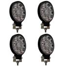 4 farol de led auxiliar redondo 27w 9 leds troller off-road carro 4x4 le-6710 -1013