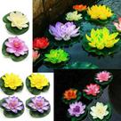 4 Flor De Lotus Artificial Flutuante Sortida Vitoria Regia