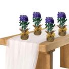 4 Flores de Lavanda Artificial Realista Branco e Lilás para Vasos e Arranjos Cor:Lílas 4 Flores de Lavanda Artificial Realista Branco e Lilás para Vasos e Arranjos Cor:Lílas