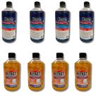 4 Fluidos Para Bicos Injetores + 4 Detergentes 500ml Kitest 4 Fluidos Para Bicos Injetores + 4 Detergentes 500ml Kitest