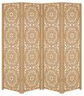 4 Folha Biombo Mandala Divisor Madeira Painel Mdf Cru Divisória Separador De Ambiente 4 Folha Biombo Mandala Divisor Madeira Painel Mdf Cru Divisória Separador De Ambiente