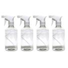 4 Frascos Borrifador Pulverizador 500ml Spray