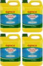4 Galão Algicida De Choque 5 Litros Genco Limpeza Agua Verde