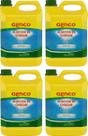 4 Galão Algicida De Choque 5 Litros Genco Limpeza Agua Verde