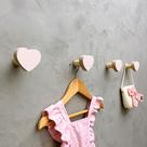 4 Ganchos de parede coração infantil decoração baby 4Cabb15c