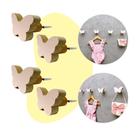 4 Ganchos parede borboleta infantil decoração baby 4Bobb15c