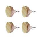 4 Ganchos Penduradores de Parede em Pinus 20mm Bola