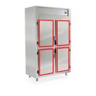 4 Gaxetas Porta Geladeira Inox Bpr-125 Para Refrigel 46x60