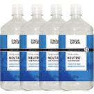 4 Gel Contato Para Eletroterapia Neutro 1,1KG Dagua natural