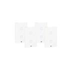 4 Interruptor Touch Wifi Rf Com Placa 4x2 Whome 2 Canais 4 Interruptor Touch Wifi Rf Com Placa 4x2 Whome 2 Canais