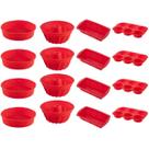 4 Jogo Formas Sortida Redonda Espiral Pães Cupcake Silicone