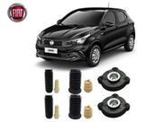 4 Kit Batente Coxim Dianteiro Traseiro Fiat Argo 2017 2018 2019 2020