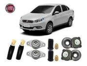 4 Kit Batente Dianteiro Traseiro Grand Siena 2013 2014 2015 2016 2017 2018 - Auto Flex