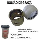 4 Kit eixo s randon carreta 2 eixos em poliacetal+aço com 4 cj R-1D-4 4 Kit eixo s randon carreta 2 eixos em poliacetal+aço com 4 cj R-1D-4