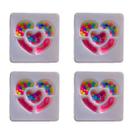 4 kit miçanga infantil para pulseira cordão presente para menina lembrancinha festa infantil prenda