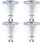 4 Lâmpada Dicróica Led GU10 Branco Quente 2700K 4W Bivolt