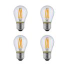 4 Lâmpada G45 Filamento Vidro Transparente LED E27 Ace36