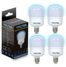 4 Lâmpada Volter Led Bulbo 50w Iluminação Forte Branco Frio