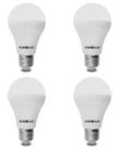 4 Lâmpadas De Led Bulbo 4,7w Cor da Luz Amarelada 3000k Bivolt E27 Ourolux
