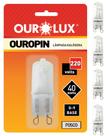 4 Lâmpadas Halógena Bipino G9 40w 220v Ourolux 2800k 4 Lâmpadas Halógena Bipino G9 40w 220v Ourolux 2800k