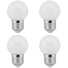 4 Lâmpadas Led Bolinha Decorativa Orby 2,5W 220V Branco Frio
