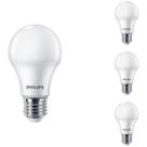 4 Lâmpadas Led Bulbo 9w 4000k Philips Neutro A60 806Lm