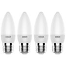4 Lâmpadas Led Vela Fosca 2700k 260lm E27 Ledvance 7019477 4 Lâmpadas Led Vela Fosca 2700k 260lm E27 Ledvance 7019477