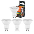 4 Lâmpadas Par16 Ledvance 4w 3000k Luz Quente 350lm Gu10