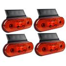 4 Lanterna Lateral Caminhão Carreta Facchini LED AM +Suporte 4 Lanterna Lateral Caminhão Carreta Facchini LED AM +Suporte