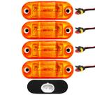 4 Lanterna Vigia Teto Ônibus Caminhão 2 LED BIVOLT AM +Conector