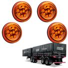 4 Lanternas Traseira LED Noma 125mm Âmbar Bivolt 4 Lanternas Traseira LED Noma 125mm Âmbar Bivolt