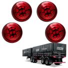 4 Lanternas Traseira LED Noma 125mm Rubi Bivolt 4 Lanternas Traseira LED Noma 125mm Rubi Bivolt