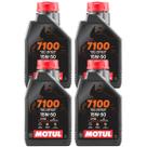 4 Litros Óleo De Motor Lubrificante Motul 7100 4t 15w50 100% Sintético Ester Alto Desempenho