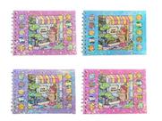 4 Livro De Colorir Bobbie Goods De Capivara Capa Dura 50 Folhas 180g Criança Adulto Presente Criativo