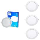 4 Luminária Plafon Led 6w Philips 6500k Bivolt DL252 400lm