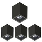 4 Luminária Sobrepor Boxit Par20 Preto E27 Save Energy 4 Luminária Sobrepor Boxit Par20 Preto E27 Save Energy