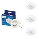 4 Luminária Spot Led Philips 6.2w 6500k Bivolt SL052 550lm