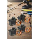 4 Micro Servo 9g Engrenagem Metal Precisão Controle
