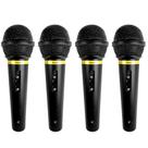 4 Microfone p/ Caixa de Som Amplificada Profissional Atacado