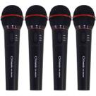 4 Microfones sem Fio Profissional Wireless P10 para Karaokê e Caixa de Som Preto Onistek On-M0005 4 Microfones sem Fio Profissional Wireless P10 para Karaokê e Caixa de Som Preto Onistek On-M0005