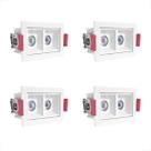 4 Mini Spot Downlight Duplo Led Embutir Varanda 4000k Bet85