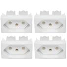 4 Módulo Tomada Branco Lunare 2p+t 250v 20a - Schneider